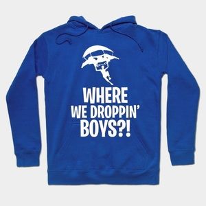 Royal blue fortnite hoodie